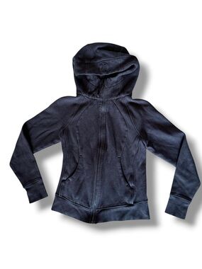 Lululemon Scuba Full Zip Hoodie Black Size 4
